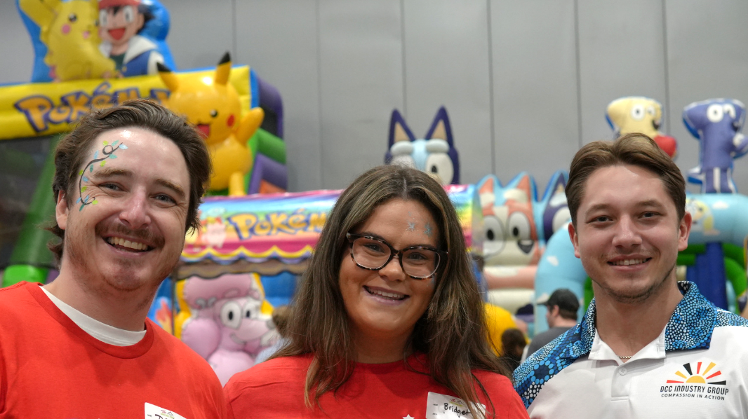 DCC Industry Group staff at Brisbane's Children Christmas Party