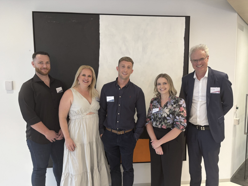 Deejay Egan, Saara Jamieson, Matt Crossan, Amy Gomes, and Paul Venus (Host and Facilitator